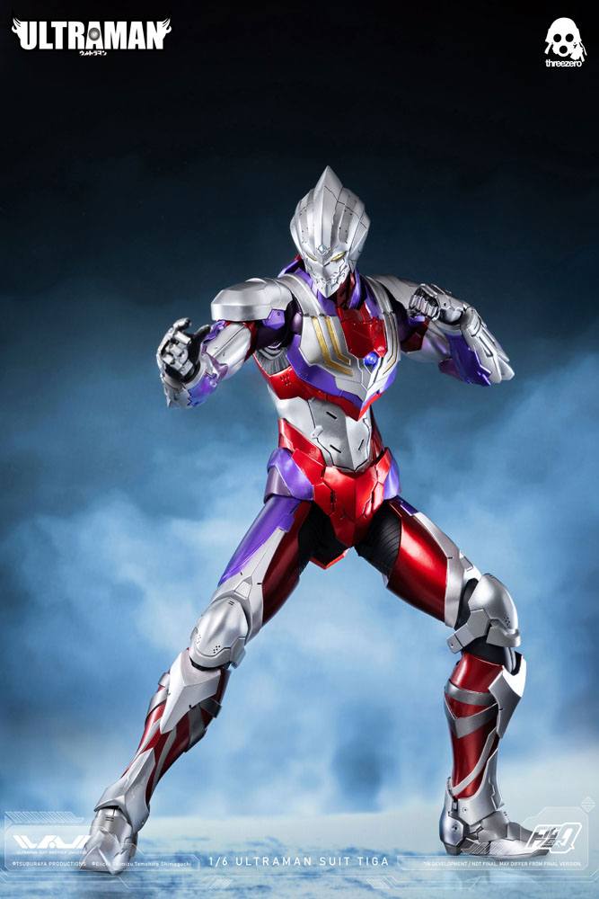 Ultraman: Ultraman Suit Tiga Ultraman FigZero 1/6 Action Figure by ... - X 3z0188 D
