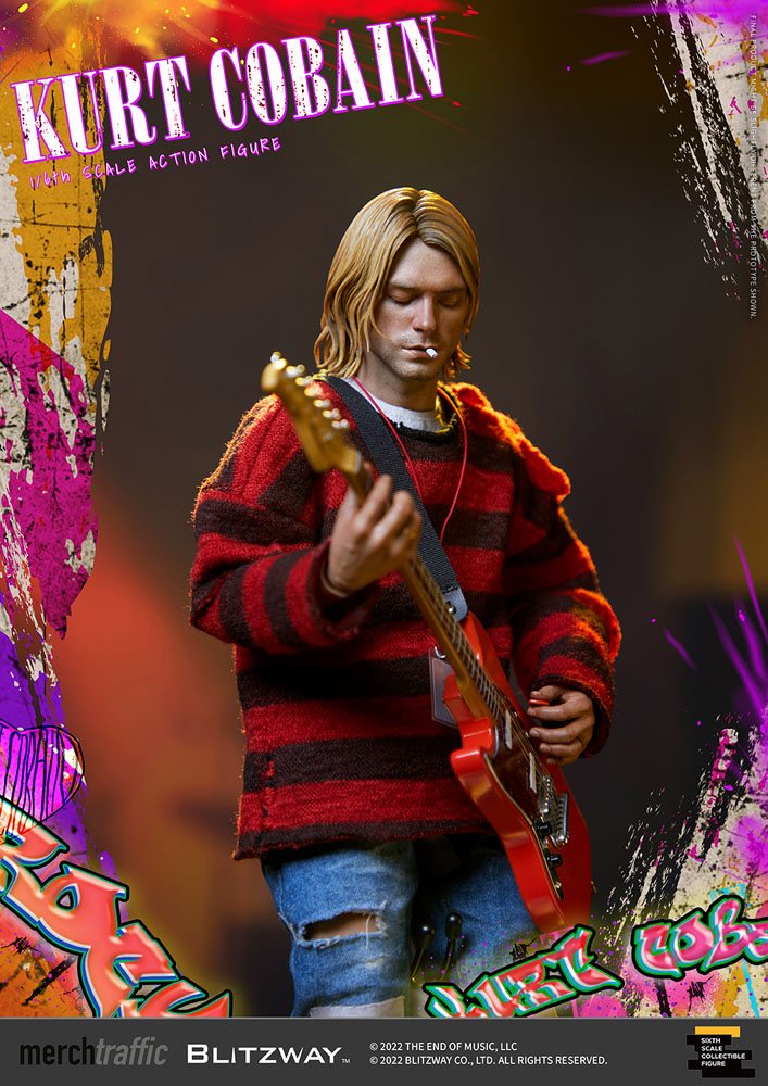 Blitzway Kurt Cobain On Stage 1/6 Action Figure by Blitzway