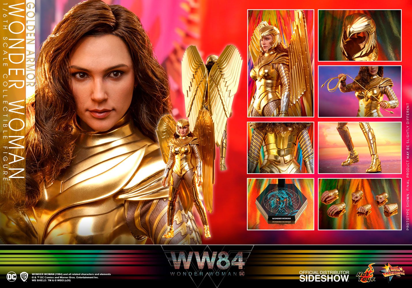 Hot Toys: Wonder Woman Golden Armor Wonder Woman 1984 Movie Masterpiece