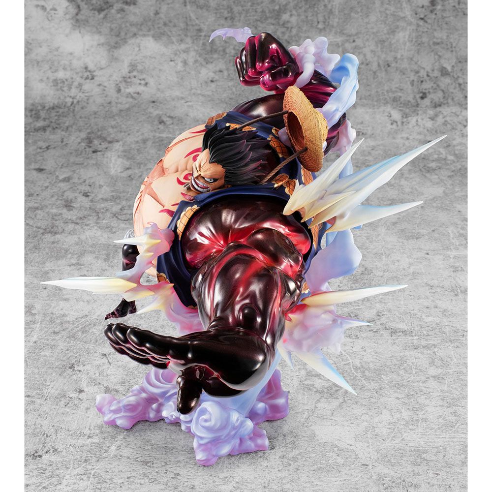 One Piece Sa Maximum Monkey D Luffy Gear 4 Bounce Man Ver 2 One Piece Excellent Model P O P Pvc Statue By Megahouse
