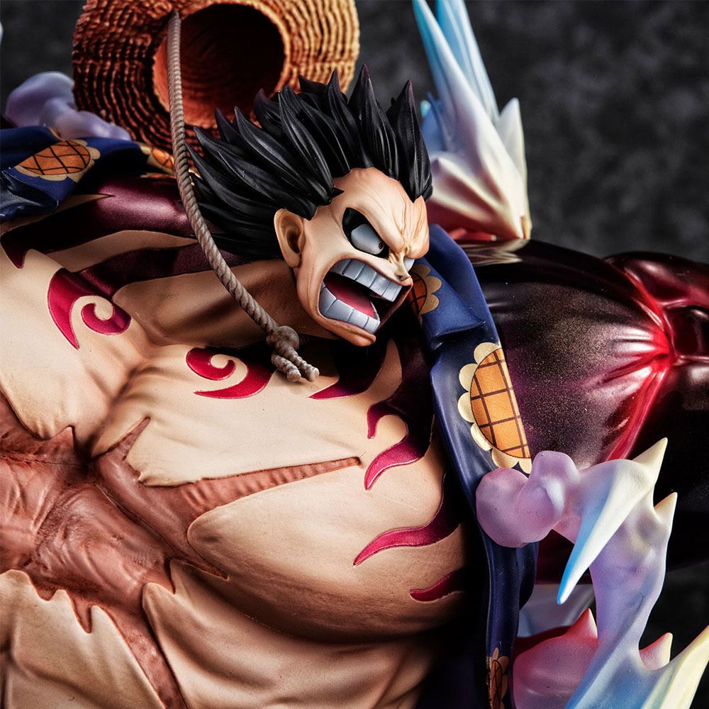 One Piece Sa Maximum Monkey D Luffy Gear 4 Bounce Man Ver 2 One Piece Excellent Model P O P Pvc Statue By Megahouse