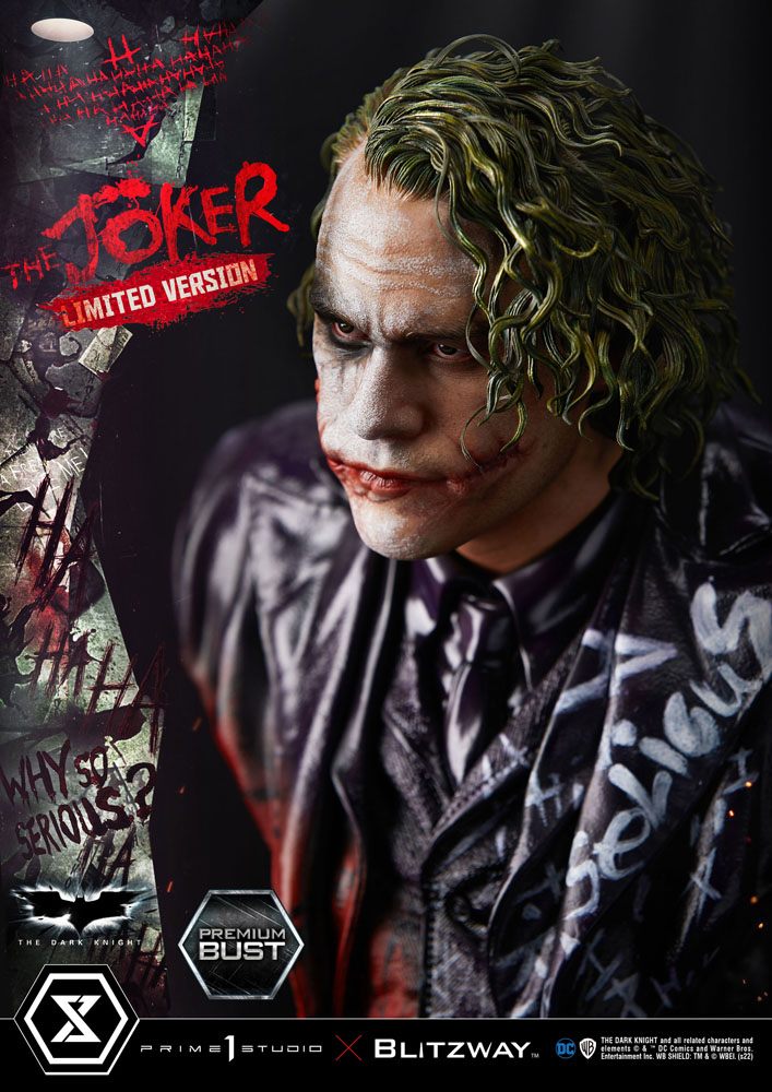 DC Comics The Joker Limited Version The Dark Knight Premium Bust by