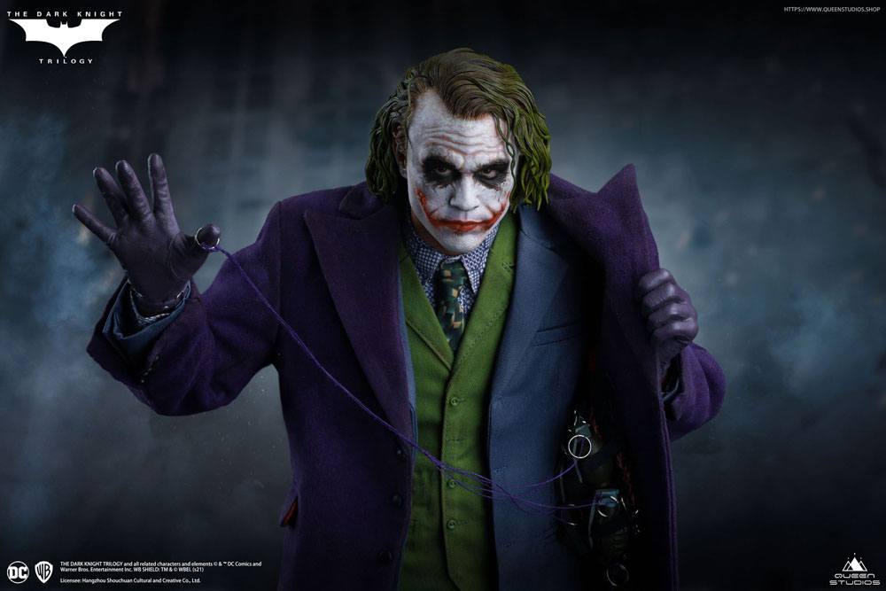 Queen Studios Heath Ledger Joker Regular Edition The Dark Knight 1 4 Statue By Queen Studios
