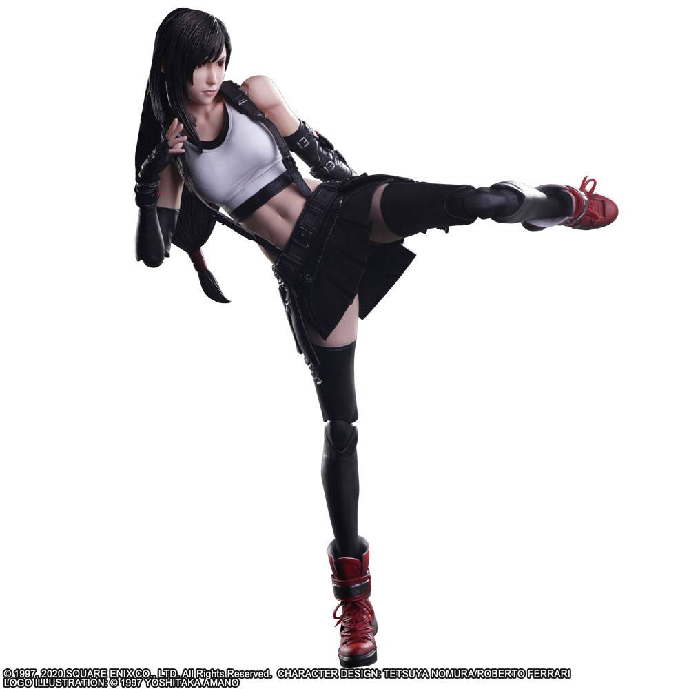 tifa lockhart ff7 remake action figure