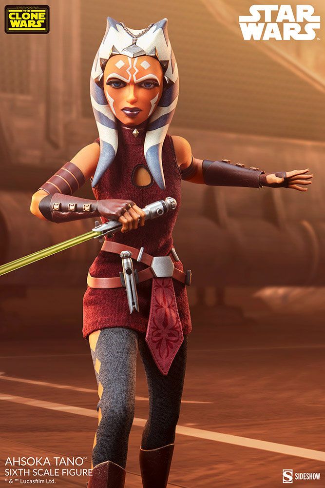 Sideshow Collectibles Ahsoka Tano Star Wars The Clone Wars 1/6 Action
