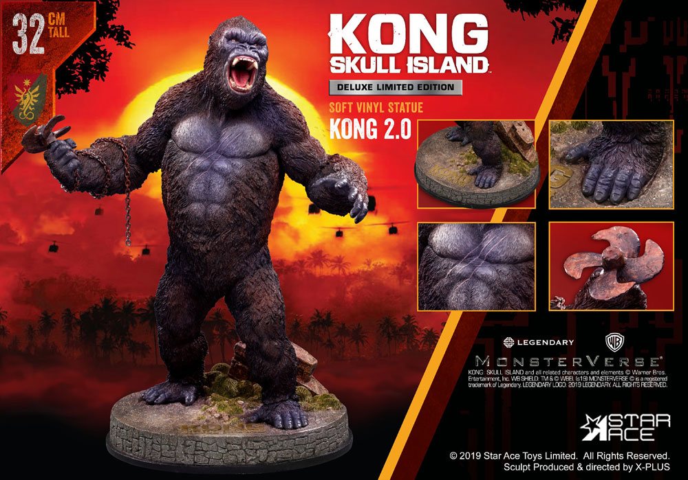 kong skull island soft vinyl statue