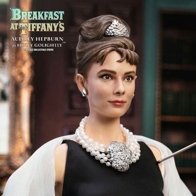 1 4 Quarter Scale Statue Holly Golightly Audrey Hepburn Breakfast At Tiffany S 1 4 Statue By Star Ace Toys